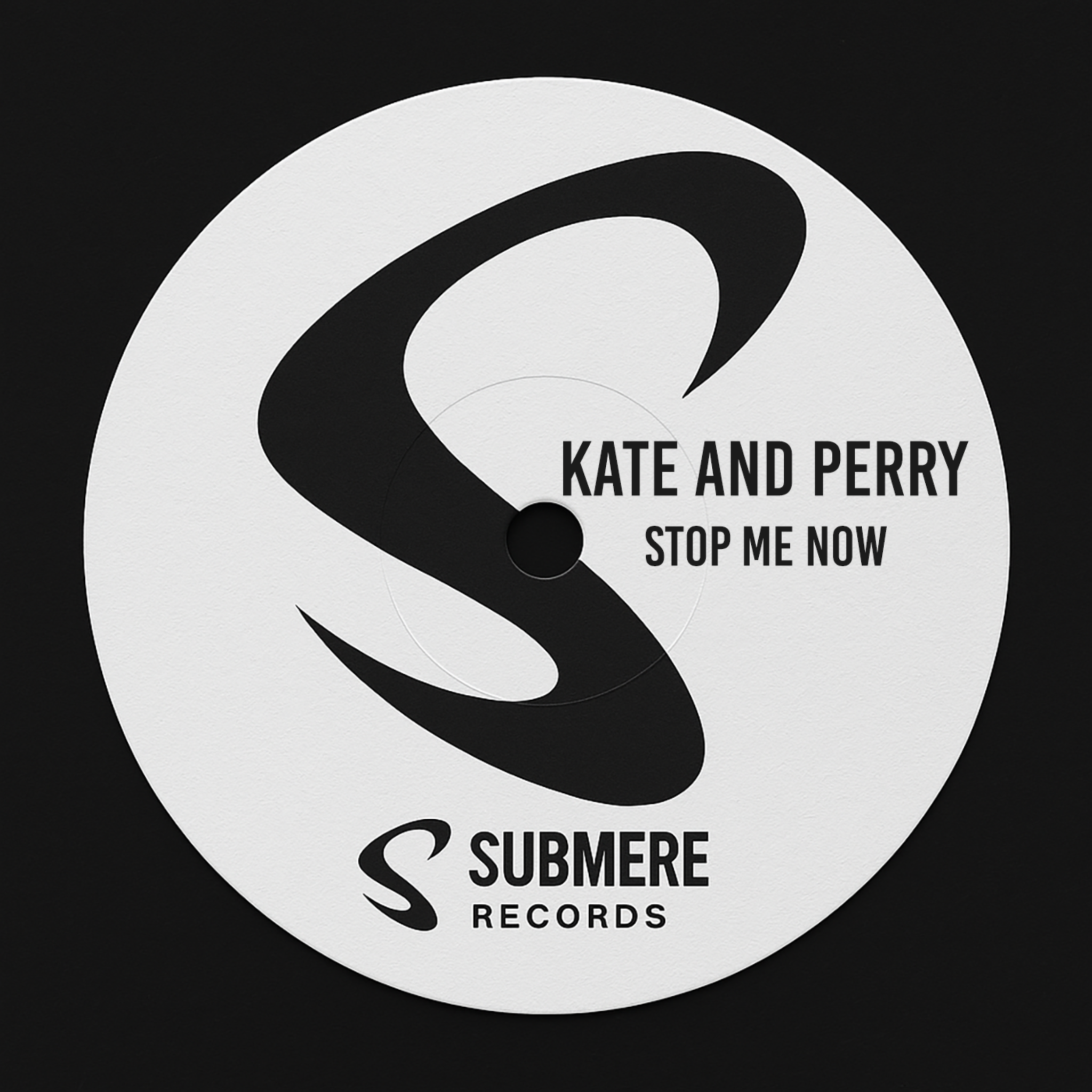 White label vinyl artwork for Kate and Perry — Stop Me Now